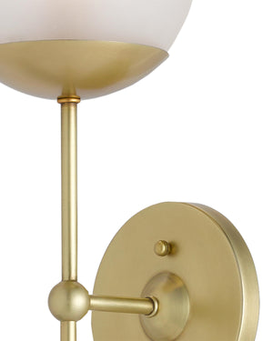 Montview Wall Sconce In Brushed Brass