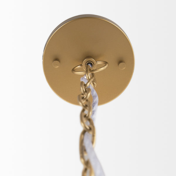 Thad 1-Light Natural Woven Rattan Dome Pendant