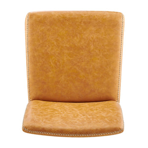 Kevin KD PU Dining Side Chair, Vintage Cedar