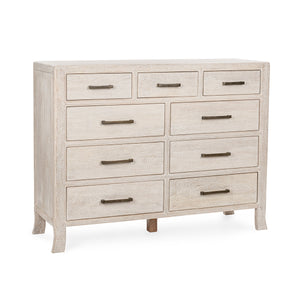 Westmont Solid Wood 9-Drawer Dresser - Creamwood