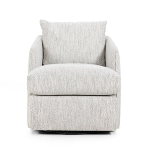 Whittaker Swivel Chair In Merino Cotton