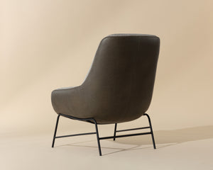 LUCIER LOUNGE CHAIR - BELFAST HEATHER GREY / BRAVO ASH