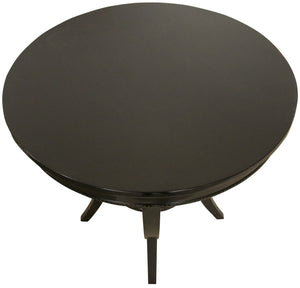 Scheffield Round End Table, Black