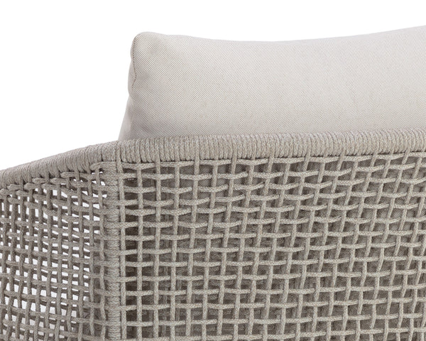CAPRI DINING ARMCHAIR - DRIFT BROWN - PALAZZO CREAM
