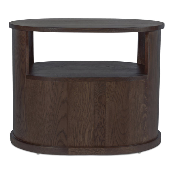 Moe's Tommy Nightstand Dark Brown Oak Veneer