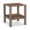 Wiley Side Table in Vintage Brown Finish
