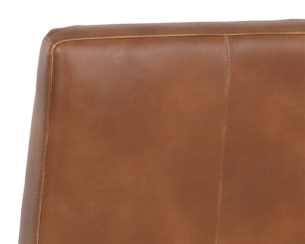 SPYROS DINING CHAIR - TOBACCO TAN