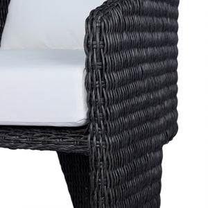 Fae Outdoor Dining Chair in Vintage Coal