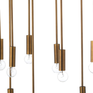 Cascade 12-Light Metal Chandelier