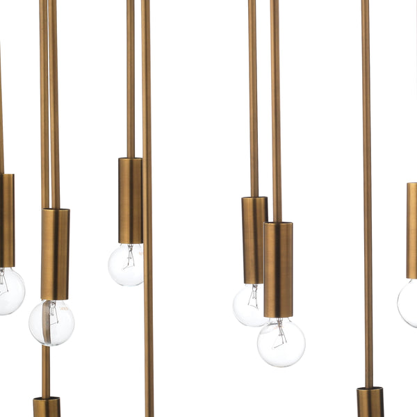 Cascade 12-Light Metal Chandelier