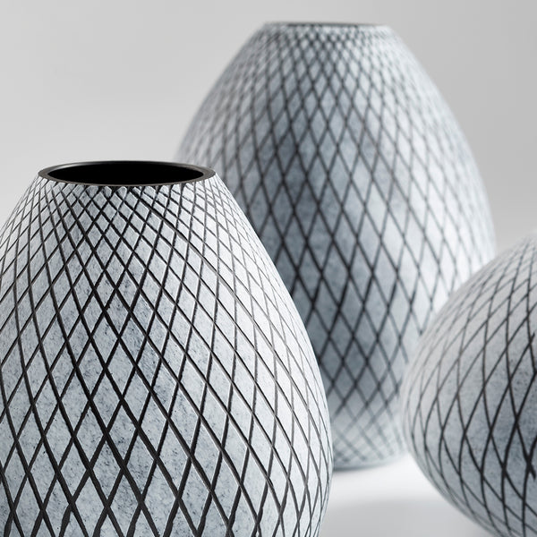 Large Bozeman Vase in Frosted Grey