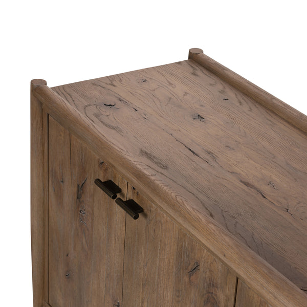 Glenview 6 Door Sideboard In Weathered Oak