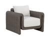 TIBI ARMCHAIR - GREY - LOUIS CREAM