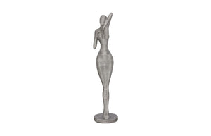 Admiring Standing Sculpture, Aluminum