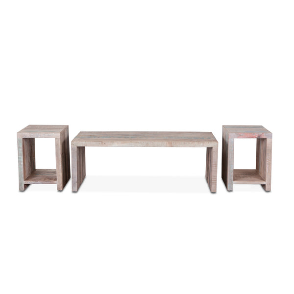 Ibiza Reclaimed Wood Occasional Table Set