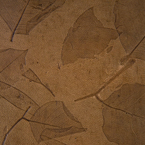 Leather Embossed Notebook, 6"