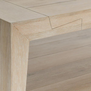 Troy Solid Wood Rectangle Coffee Table - Aged Cream