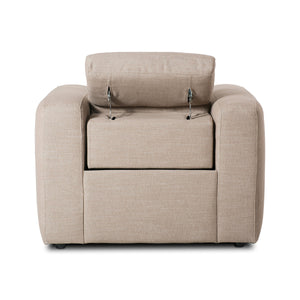 Radley Power Recliner Accent Chair - Crypton® Nomad Taupe