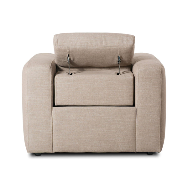 Radley Power Recliner Accent Chair - Crypton® Nomad Taupe