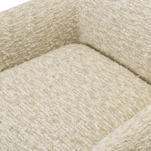 Margot Swivel Chair In Solema Cream