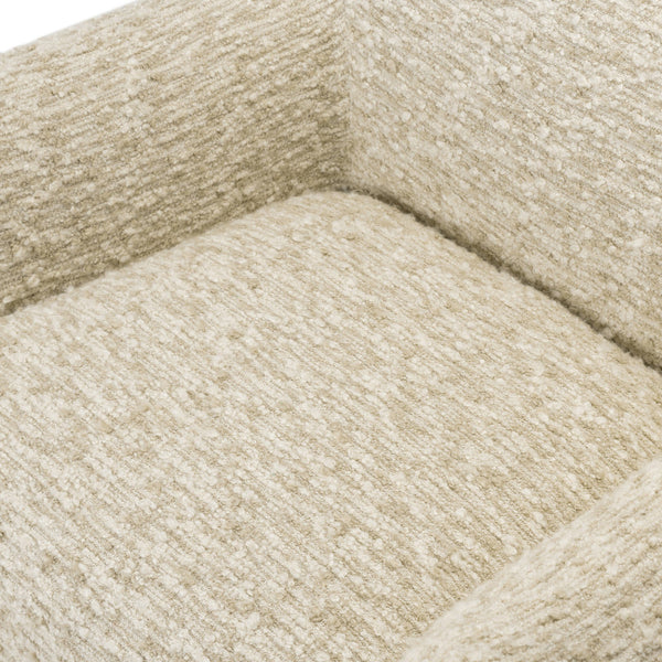 Margot Swivel Chair In Solema Cream