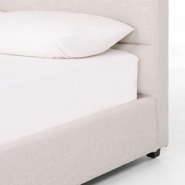 Daphne Queen Bed-Cambric Ivory