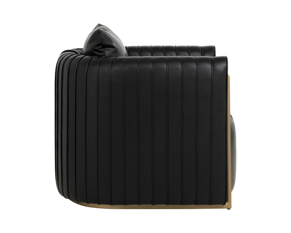 ALIX LOUNGE CHAIR - CANTINA BLACK