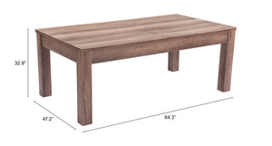 Bonkers 3 In 1 Table Brown With Pool Accessories