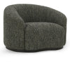 Beverly Upholstered Swivel Chair - Antique Green