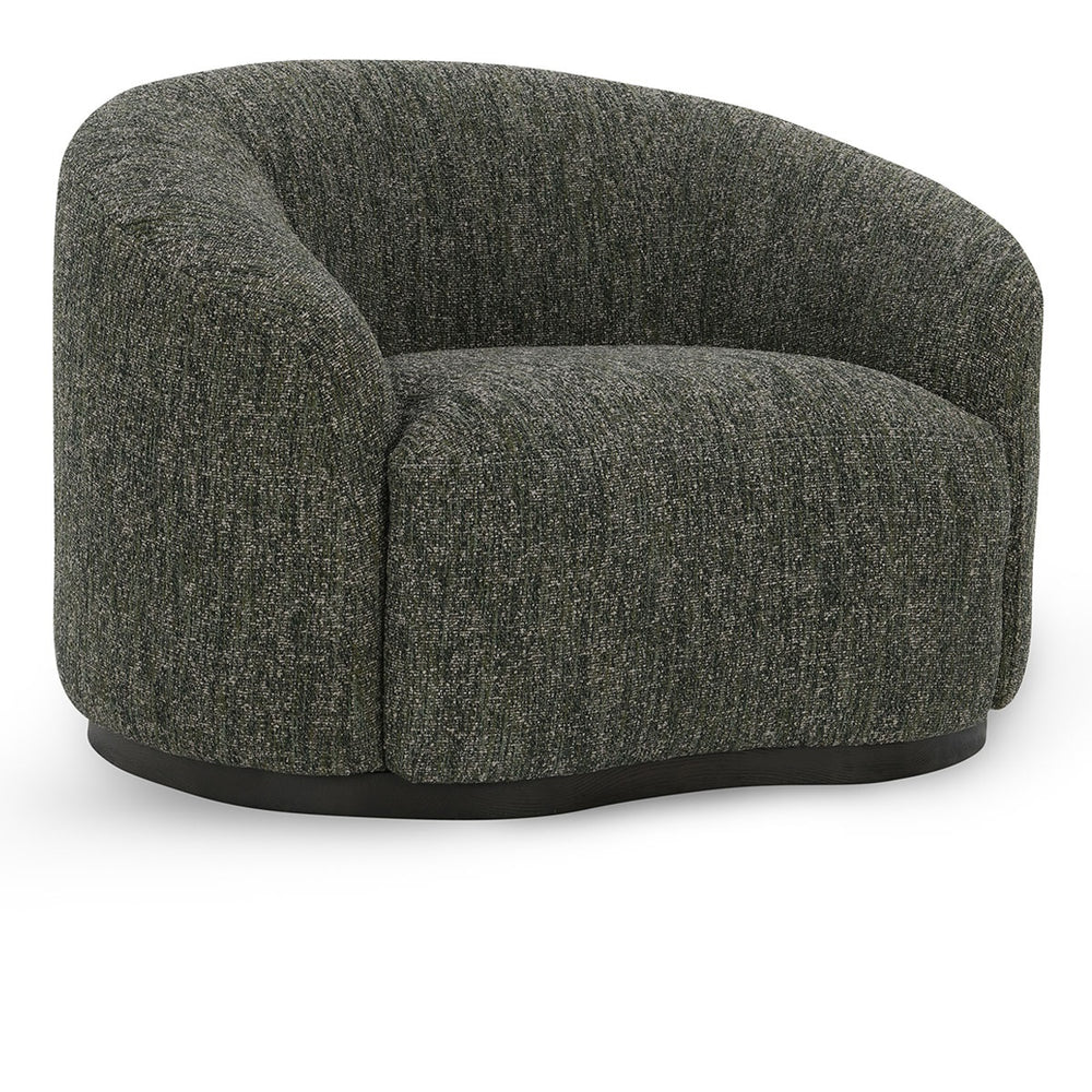 Beverly Upholstered Swivel Chair - Antique Green