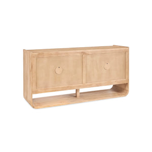 Laguna Solid Wood 4Dr Buffet in Natural Maple