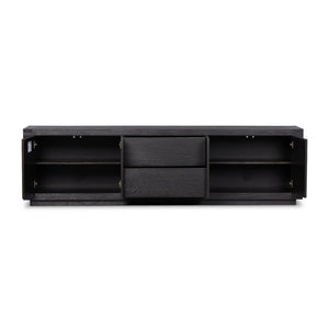 Warby Media Console In Worn Black Veneer