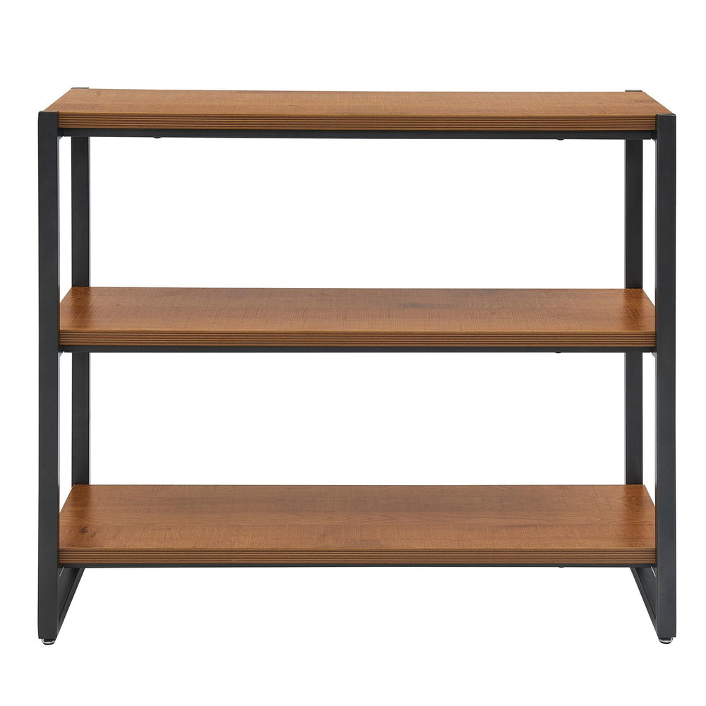 Anderson 3 Tier Bookcase In Gliese Brown 