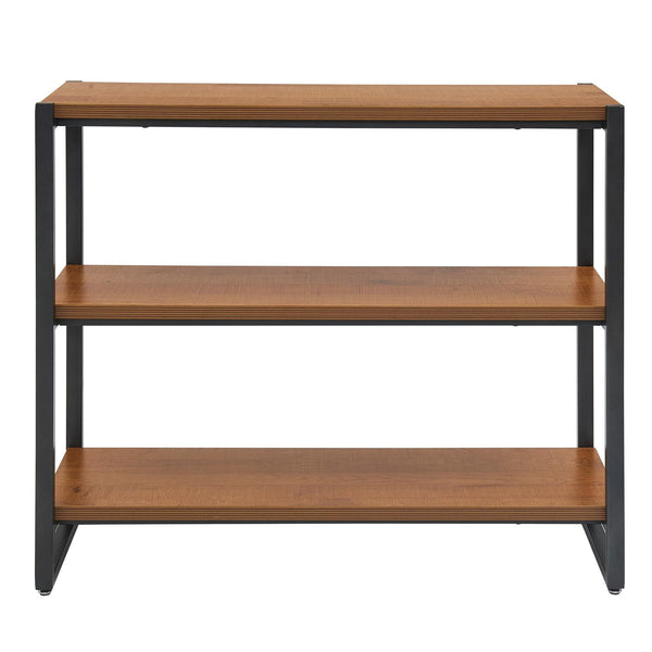 Anderson 3 Tier Bookcase In Gliese Brown 