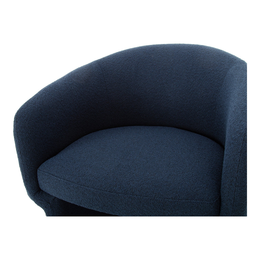 Moe's Franco Chair in Dark Indigo