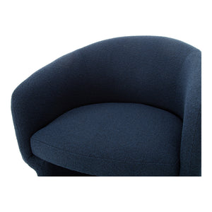 Moe's Franco Chair in Dark Indigo