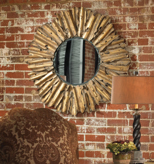 Hemani Antique Gold Mirror 