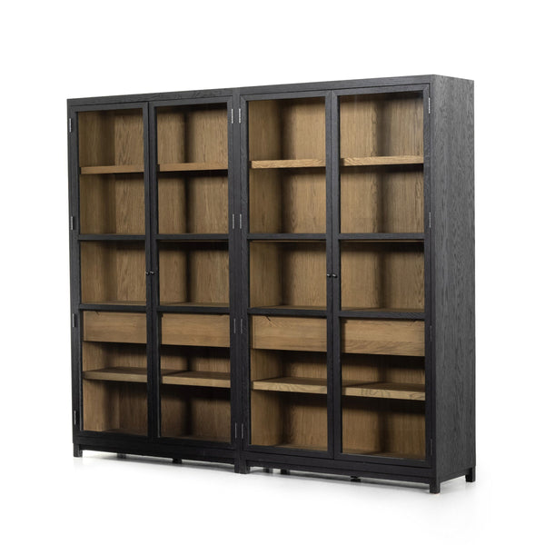 Millie Double Cabinet - Drifted Oak Veneer
