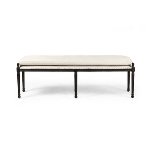 Lucille Dining Bench In 67" In Alcala Cream