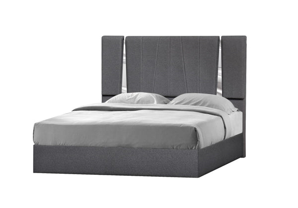 Matisse Queen Bed in Charcoal
