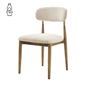 Verna Boucle Dining Side Chair, Palladian Beige