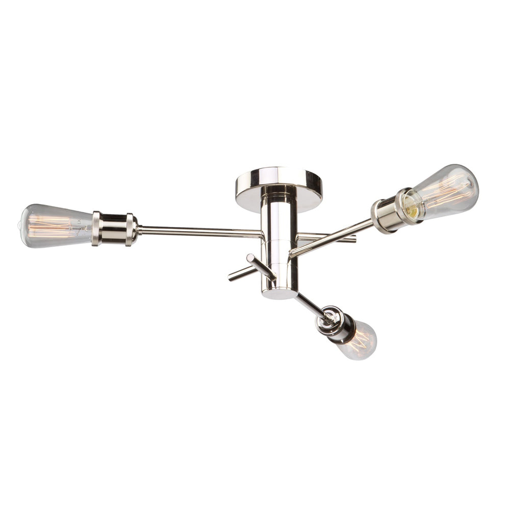 Tribeca AC10783PN Flush Mount in Polished Nickel