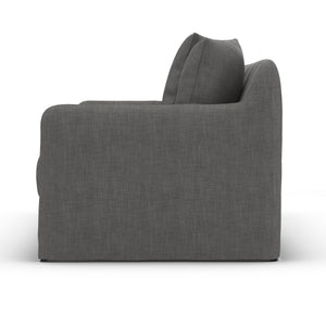 Dade Outdoor Sofa In 90" In Charcoal