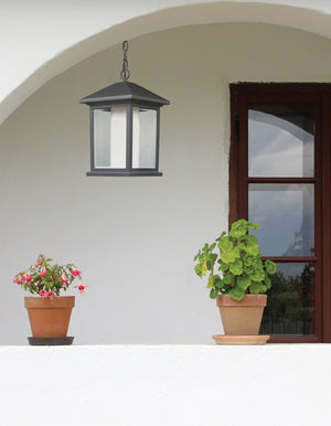 Mesa Outdoor Chain Light in Black Finish