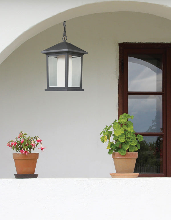 Mesa Outdoor Chain Light in Black Finish