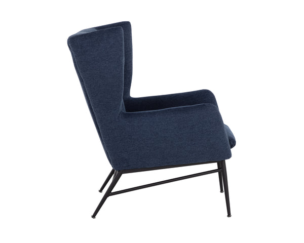 KASEN LOUNGE CHAIR - BELFAST NAVY