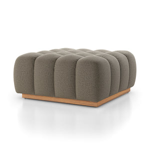 Roma Outdoor Ottoman Piece In Alessi Fawn