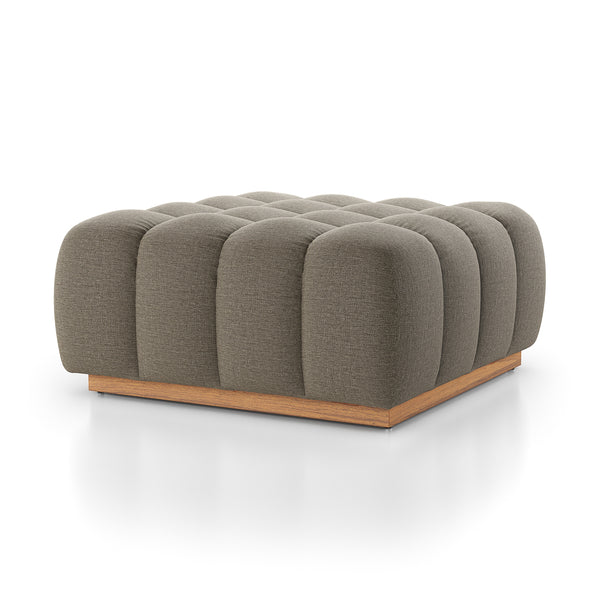 Roma Outdoor Ottoman Piece In Alessi Fawn
