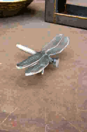 Metal, Insect Dragonfly 3"L