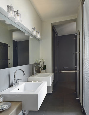 Bohin 2 Light Vanity in Brushed Nickel  Finish